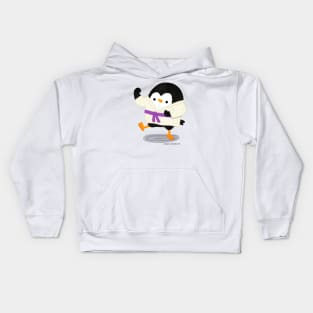 Karate Penguin Kids Hoodie